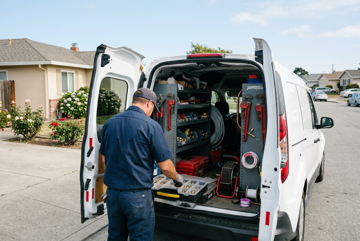 Castroville Plumbing work: on a Castroville job